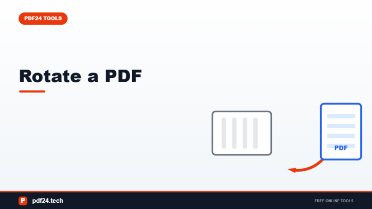 How to Fix a Sideways or Upside-Down PDF (Permanently)