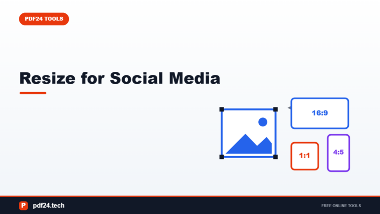 How to Resize Images for Social Media (2026 Size Guide)