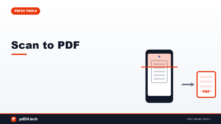 How to Scan a Document With Your Phone and Save as PDF