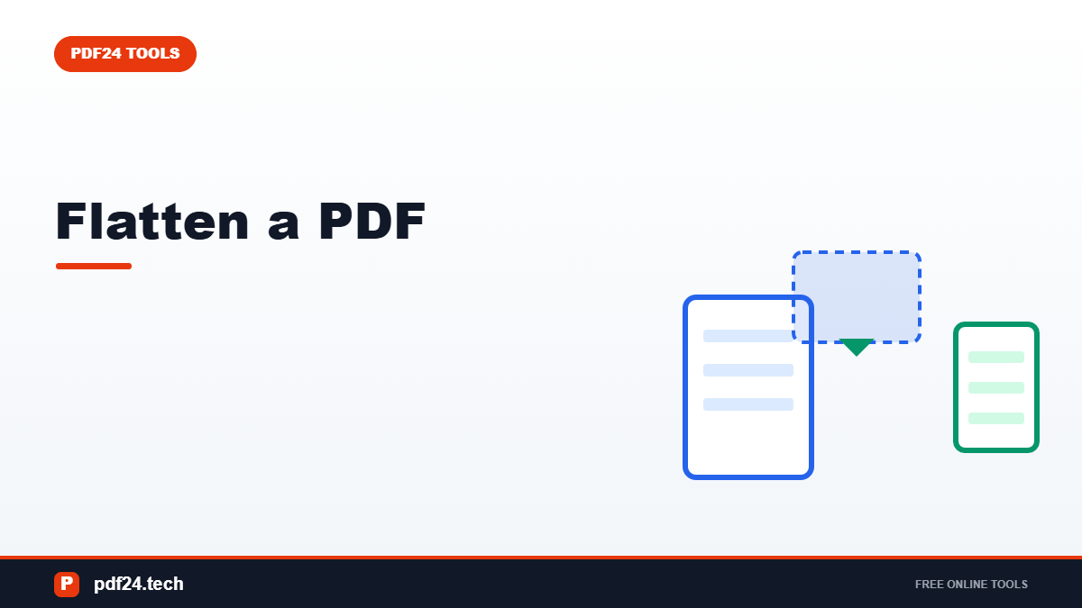 What Does Flatten PDF Mean? (And When You Actually Need It)